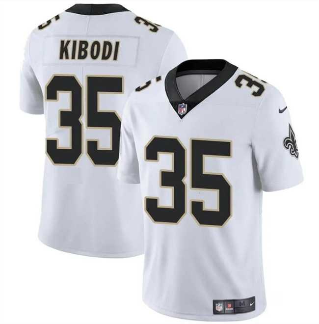 Men & Women & Youth New Orleans Saints #35 Jacob Kibodi White Vapor Limited Stitched Jersey->new orleans saints->NFL Jersey
